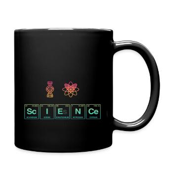 I LOVE SCIENCE - Science Symbols - Full Colour Mug - black - Right