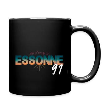 Essonne 91 - Tasse einfarbig - Schwarz - Rechts