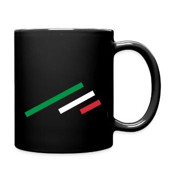 Italie Stripe - Mug uni - noir - Droite