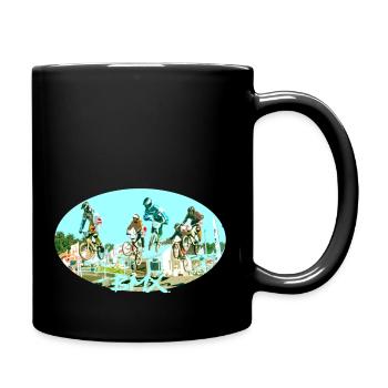 bmx race - Mug uni - noir - Droite