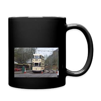 Sheffield's Last Tram - Full Colour Mug - black - Right