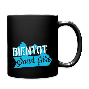 Bientôt grand frère - Mug uni - noir - Droite