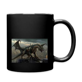 Dragon 3 - Tasse einfarbig - Schwarz - Rechts