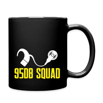 95DB Squad Design for a deaf patient - Tasse einfarbig - Schwarz - Rechts