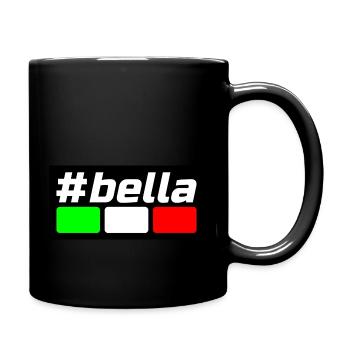 @bella Italia - Tasse einfarbig - Schwarz - Rechts