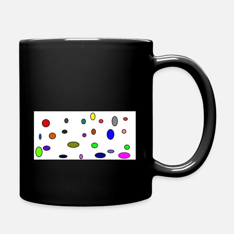 Molekulen - Tasse einfarbig - Schwarz