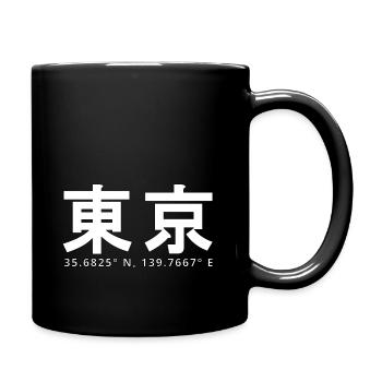 Tokyo - Mug uni - noir - Droite