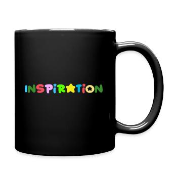 Inspiringly positive thinking - Full Colour Mug - black - Right