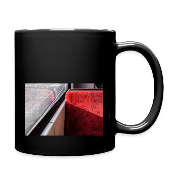 Sunlight on subway - Full Colour Mug - black - Right