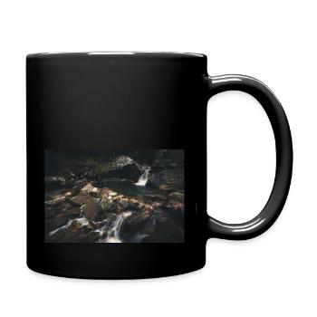 Moody dark long exposure - Full Colour Mug - black - Right