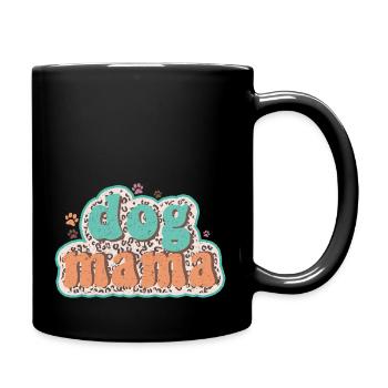 MAMA CHIENNE - Mug uni - noir - Droite