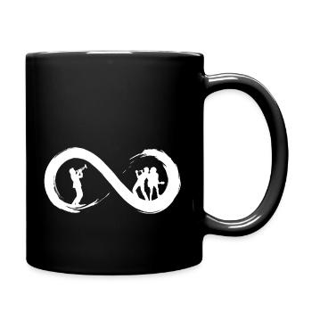 Music to infinity - Full Colour Mug - black - Right