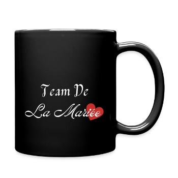 team de la Mariée - Mug uni - noir - Droite