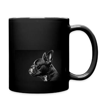 Der starre Blick einer treuen Seele - Tasse einfarbig - Schwarz - Rechts