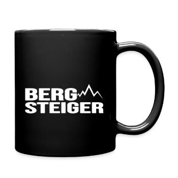 Bergsteiger Alpinist alpin klettern Bergsteigen - Tasse einfarbig - Schwarz - Rechts