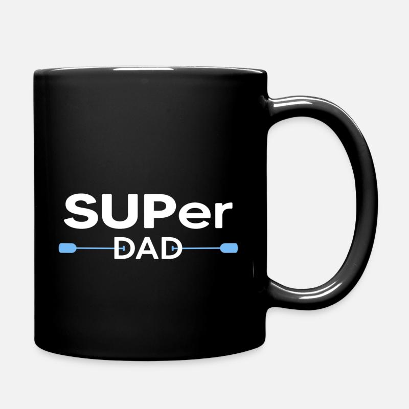 stand up paddle SUP paddle Papa Motivation Stand Up - Mug uni - noir