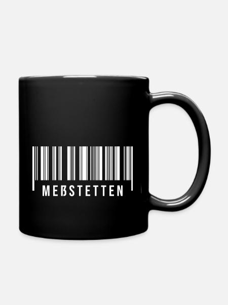 Meßstetten Schwaben - Tasse einfarbig - Schwarz