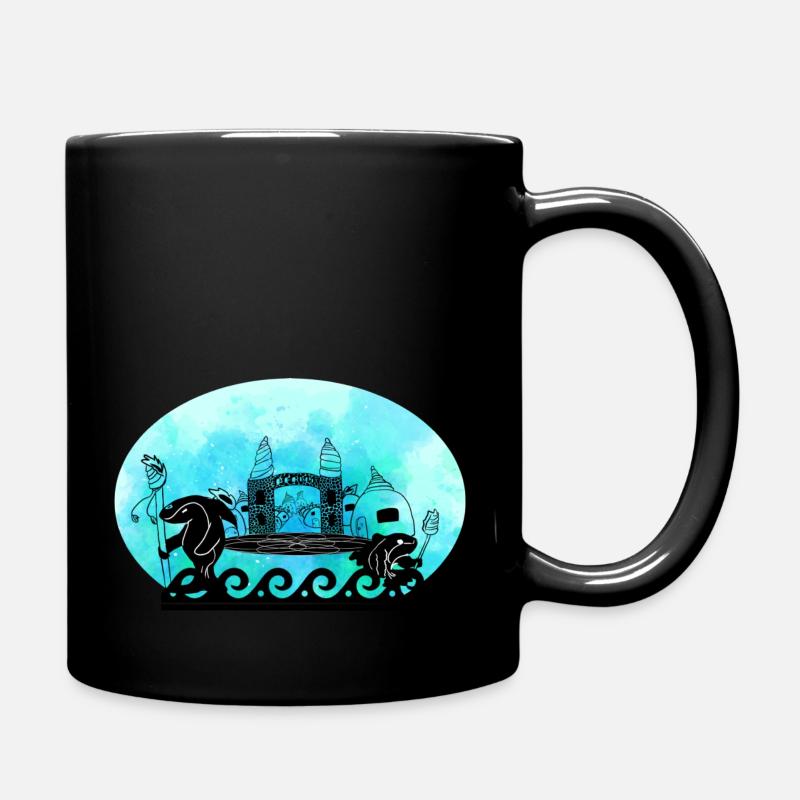 Aquatis - Tasse einfarbig - Schwarz