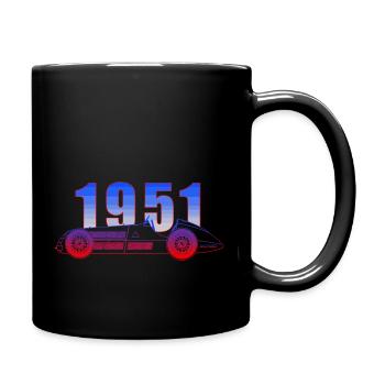 1951 World Championships - Full Colour Mug - black - Right