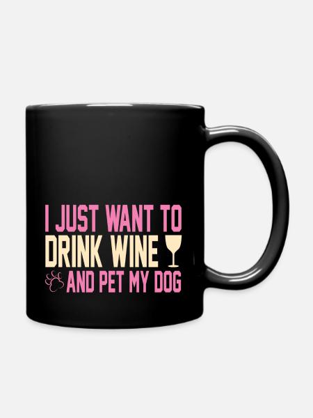 PawPrint Couture - Tasse einfarbig - Schwarz