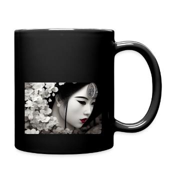 Geisha Sayana - Full Colour Mug - black - Right