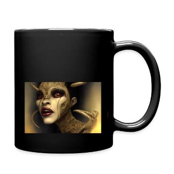 Femme Démon - Mug uni - noir - Droite