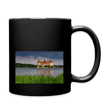 Moritzburg Castle - Full Colour Mug - black - Right