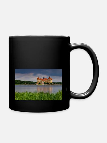 Schloss Moritzburg - Tasse einfarbig - Schwarz