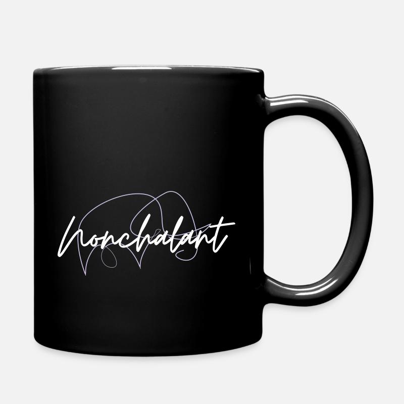 Nonchalant - Mug uni - noir