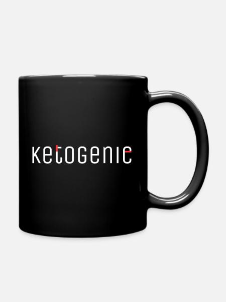 Blanc cétogène - Mug uni - noir