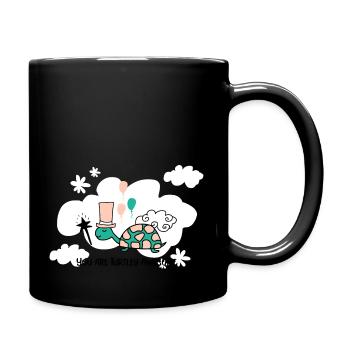 Marine Conservation, you are turtley awesome - Full Colour Mug - black - Right