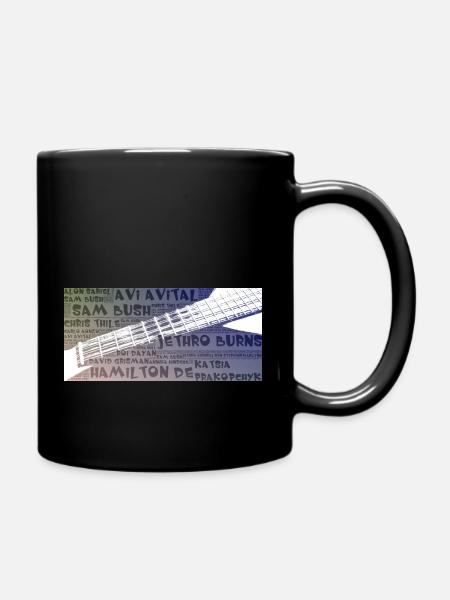 Mandolinenspieler - Tasse einfarbig - Schwarz