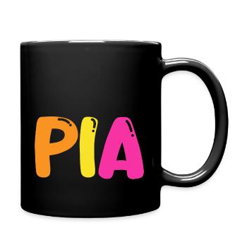 Name - Pia - Full Colour Mug - black - Right