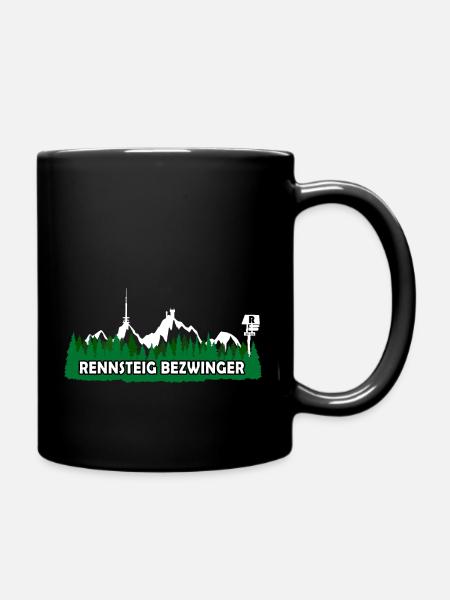 Reinsteig R weiß v2 - Tasse einfarbig - Schwarz