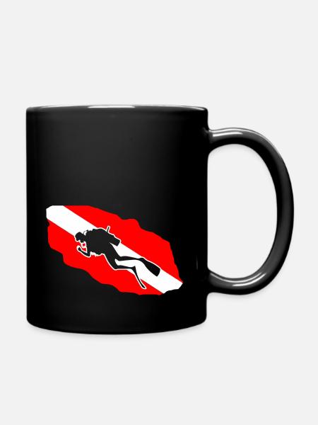 Tauchpavillon - Tasse einfarbig - Schwarz