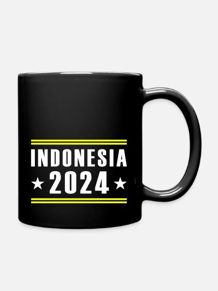 Indonesia 2024 - Tasse einfarbig - Schwarz