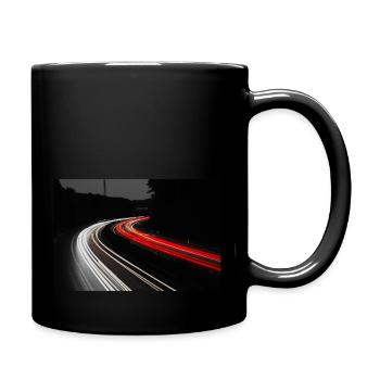 AutoBAHN - Tasse einfarbig - Schwarz - Rechts