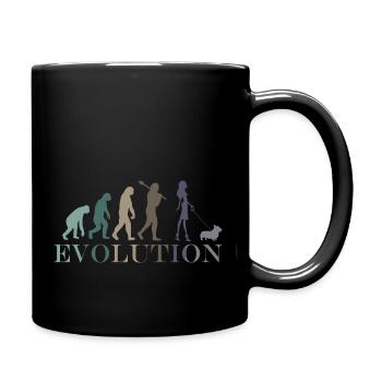 CORGI EVOLUCIA FEMME - Mug uni - noir - Droite