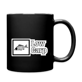 Low Carp Hunters Carphunters Karpfen Karpfenangler - Tasse einfarbig - Schwarz - Rechts