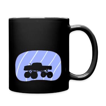 Monster Truck Véhicules tout-terrain Conducteur hors route - Mug uni - noir - Droite