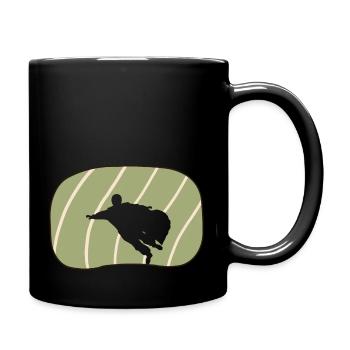 Wingsuit Flying - Full Colour Mug - black - Right