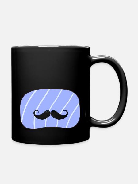 Bart Schnurrbart Baertig - Tasse einfarbig - Schwarz