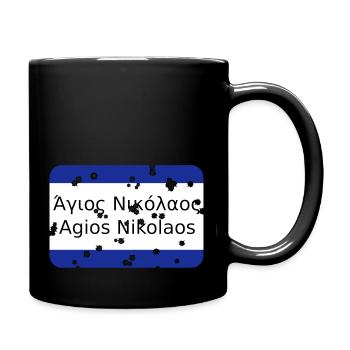 MG Agios Nikolaos - Full Colour Mug - black - Right