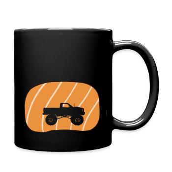 Monster Truck Motorsport Tyres - Full Colour Mug - black - Right