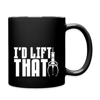Id lift that Design for a claw game lover - Tasse einfarbig - Schwarz - Rechts