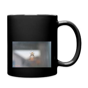 Spinne - Tasse einfarbig - Schwarz - Rechts