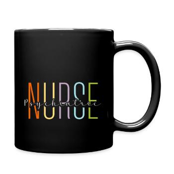 Infirmière psychiatrique Conception pour une infirmière psychiatrique - Mug uni - noir - Droite