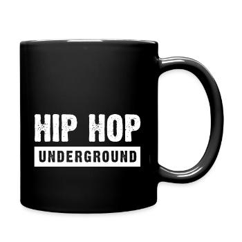 Hip Hop bold logo design - Full Colour Mug - black - Right