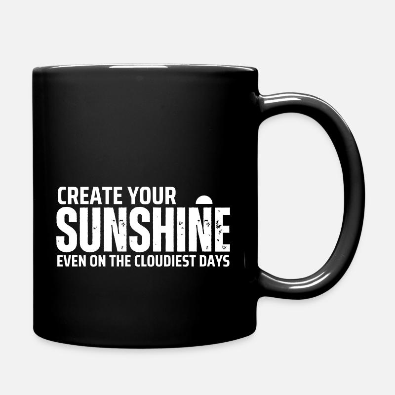 Sunshine - Full Colour Mug - black