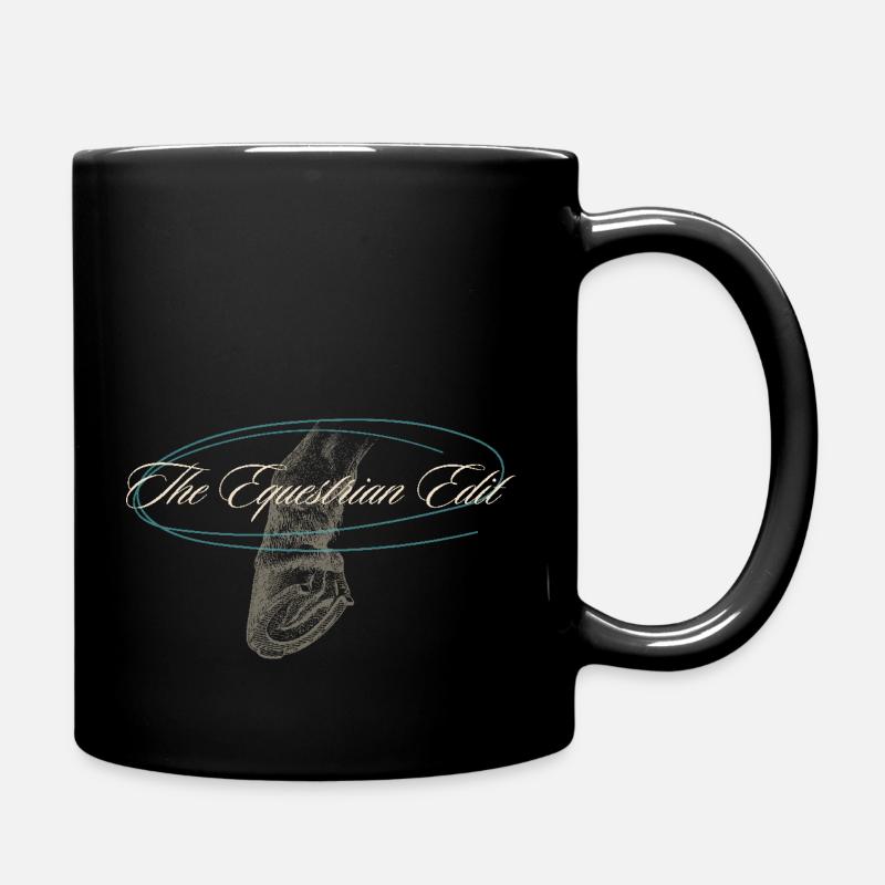 Pferdehuf The Equestrian Edit - Tasse einfarbig - Schwarz